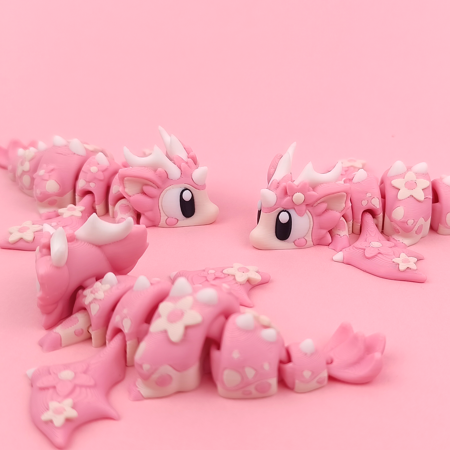 Cherry Blossom Dragon with Egg - Magical Collectible, Unique Design, Ideal for Collectors and Enthusiasts