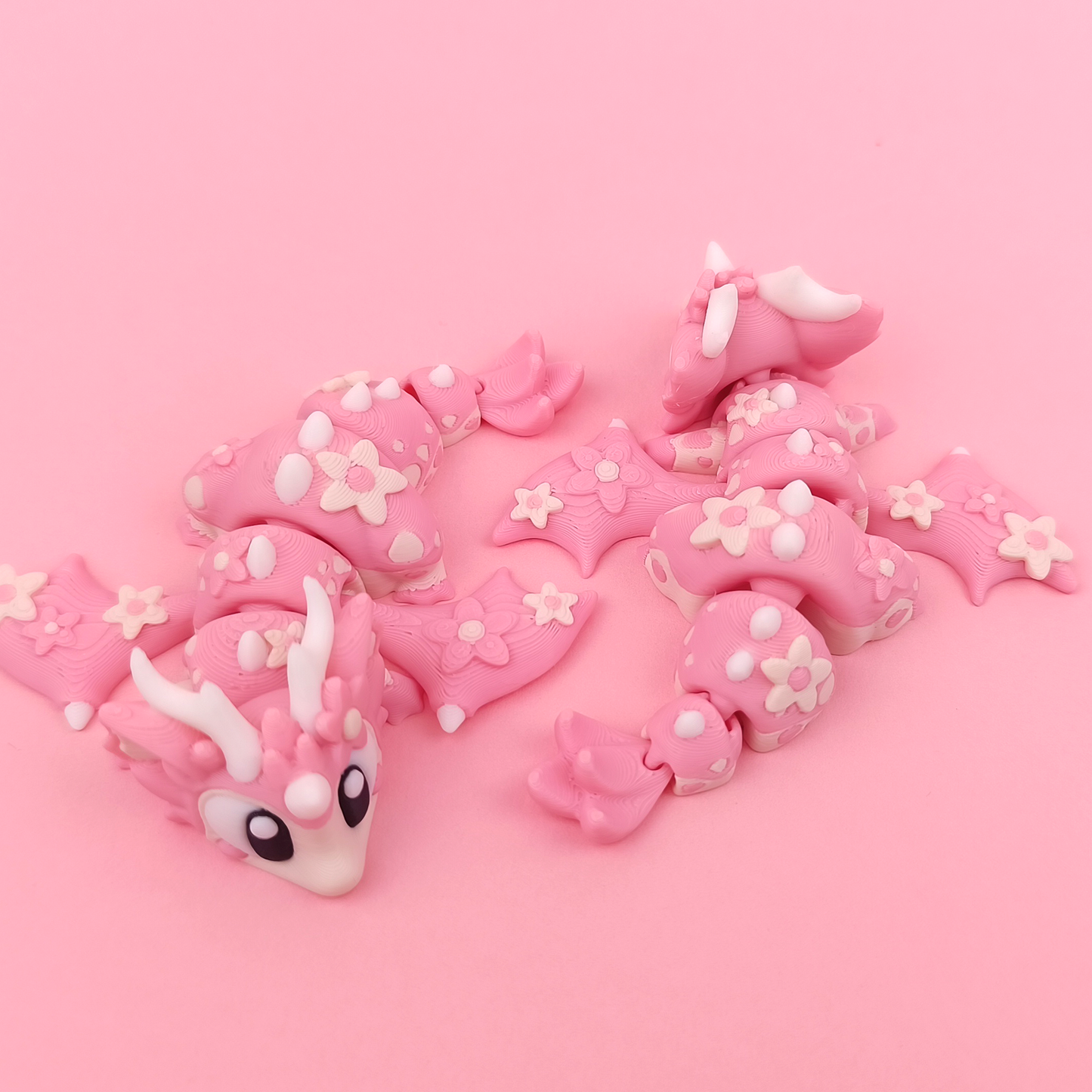 Cherry Blossom Dragon with Egg - Magical Collectible, Unique Design, Ideal for Collectors and Enthusiasts